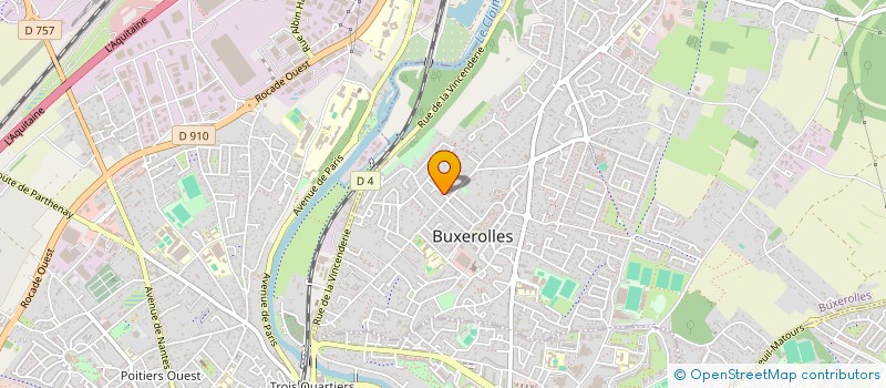 localisation de l'entreprise MADAME MARLAINE MENU  BUXEROLLES