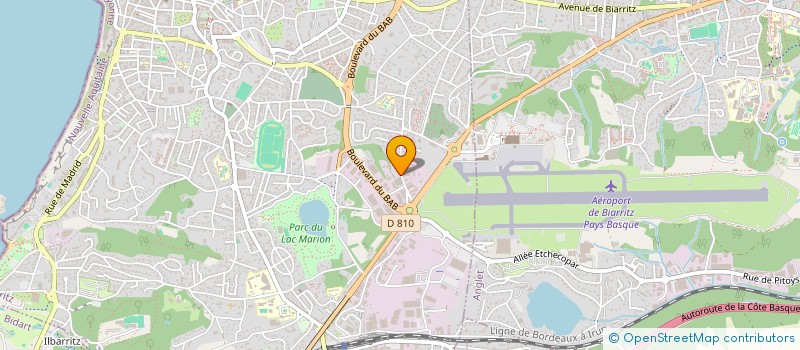 localisation de l'entreprise MADAME MARLEEN RADAU  BIARRITZ