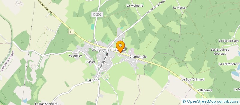 localisation de l'entreprise MADAME MARLENE ABAUTRET à SOLIGNY-LA-TRAPPE