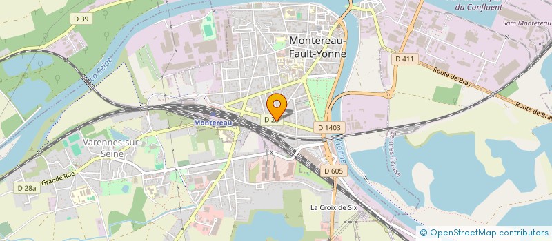 localisation de l'entreprise MADAME MARLENE ADOUSSO  MONTEREAU-FAULT-YONNE