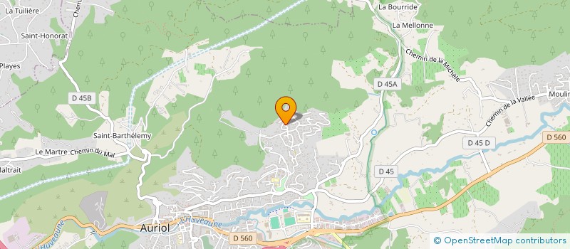 localisation de l'entreprise MADAME MARLENE ALESSANDRI  AURIOL