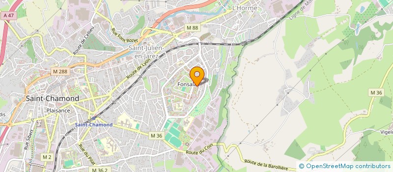 localisation de l'entreprise MADAME MARLENE ALGUACIL  SAINT-CHAMOND