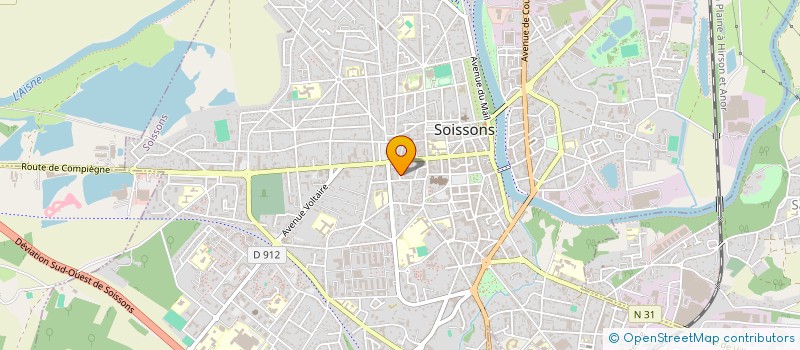localisation de l'entreprise MADAME MARLENE ALLOUX à SOISSONS