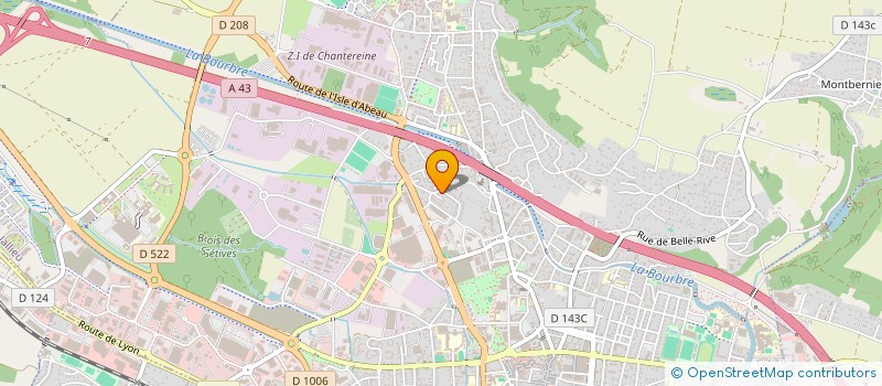 localisation de l'entreprise MADAME MARLENE AMBROISE à BOURGOIN-JALLIEU