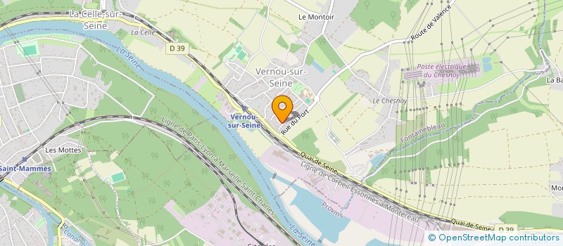 localisation de l'entreprise MADAME MARLENE AMIARD  VERNOU-LA-CELLE-SUR-SEINE