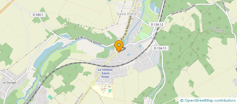 localisation de l'entreprise MADAME MARLENE ANDRE à SAINT-PREST