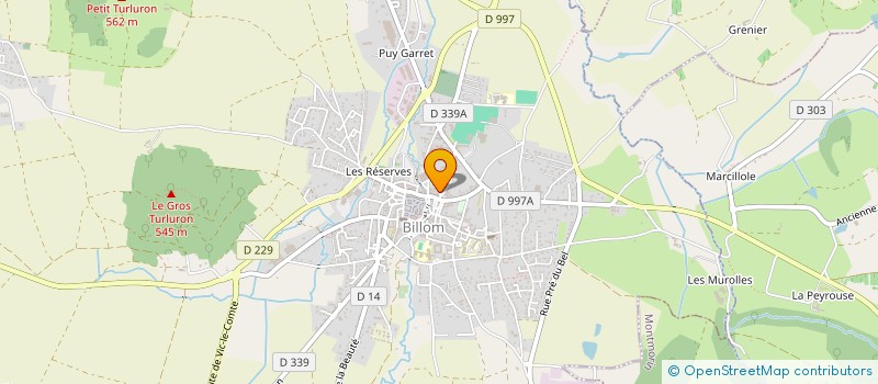 localisation de l'entreprise MADAME MARLENE ANDRE  BILLOM