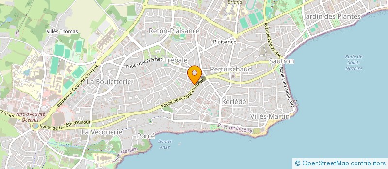 localisation de l'entreprise MADAME MARLENE ANNEREAU à SAINT-NAZAIRE