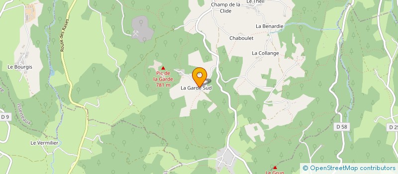 localisation de l'entreprise MADAME MARLENE ARCHER  SAINT-JEAN-DES-OLLIERES