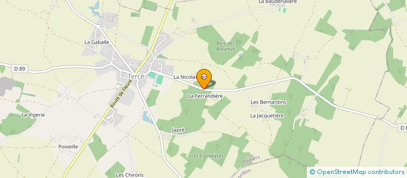 localisation de l'entreprise MADAME MARLENE AUMOND à TERCE