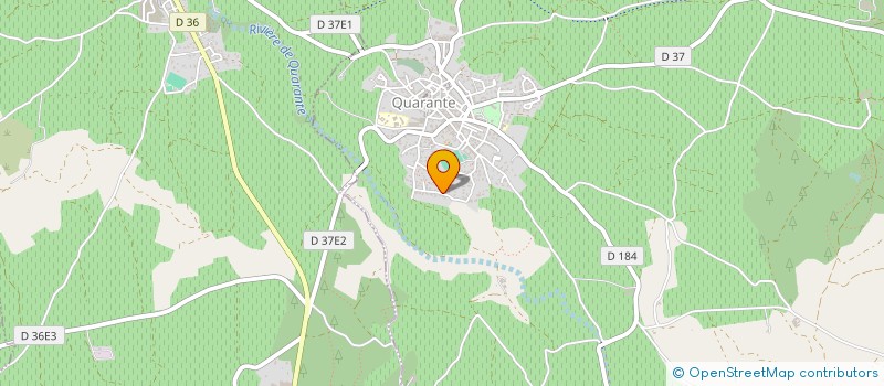 localisation de l'entreprise MADAME MARLENE BALDO  QUARANTE