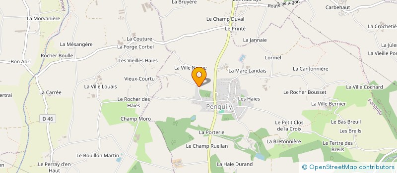 localisation de l'entreprise MADAME MARLENE BASSET  PENGUILY