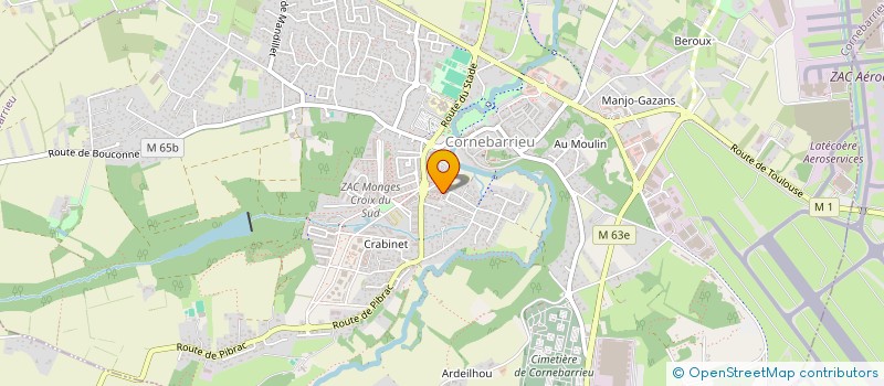 localisation de l'entreprise MADAME MARLENE BELICOURT  CORNEBARRIEU