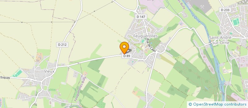 localisation de l'entreprise MADAME MARLENE BERGERON  FEUGUEROLLES-BULLY