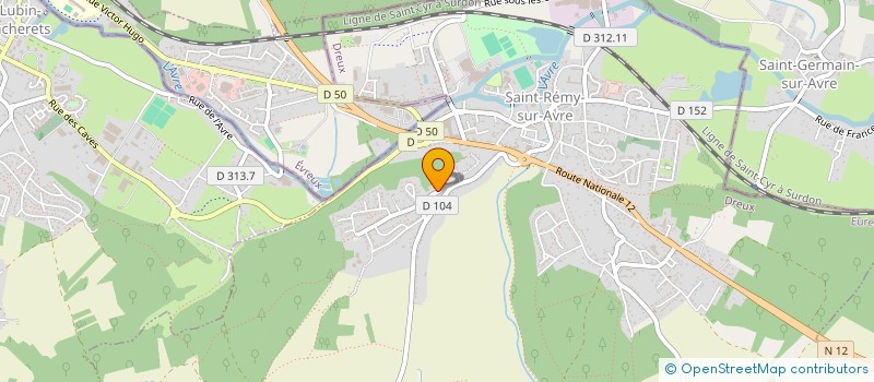 localisation de l'entreprise MADAME MARLENE BERGIL à SAINT-REMY-SUR-AVRE
