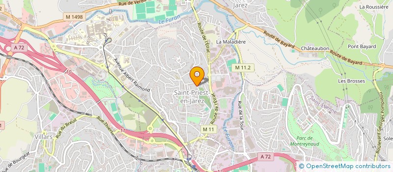 localisation de l'entreprise MADAME MARLENE BERINCHY à SAINT-PRIEST-EN-JAREZ