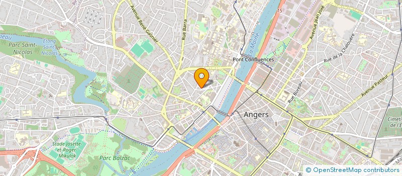 localisation de l'entreprise MADAME MARLENE BERTOUX  ANGERS