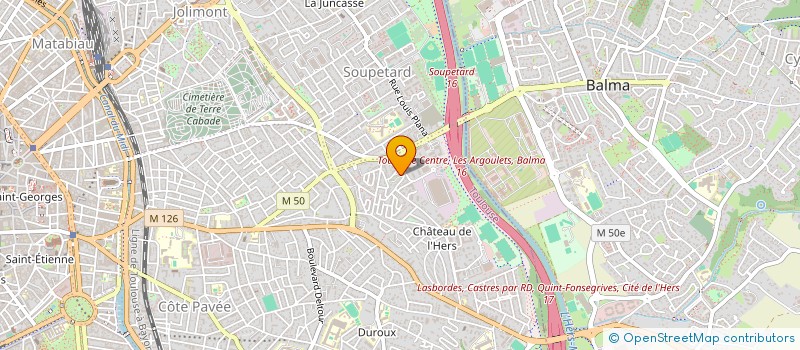 localisation de l'entreprise MADAME MARLENE BERTRAND à TOULOUSE