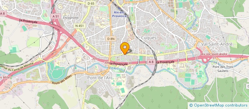 localisation de l'entreprise MADAME MARLENE BESSE à AIX-EN-PROVENCE