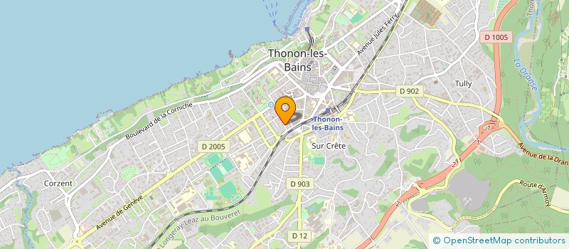 localisation de l'entreprise MADAME MARLENE BICHARD à THONON-LES-BAINS