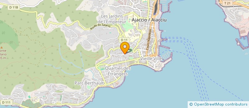 localisation de l'entreprise MADAME MARLENE BIGUET à AJACCIO