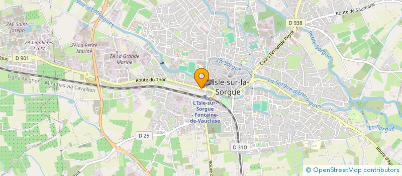 localisation de l'entreprise MADAME MARLENE BLAIESSE à L'ISLE-SUR-LA-SORGUE