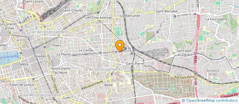 localisation de l'entreprise MADAME MARLENE BLANC à MARSEILLE