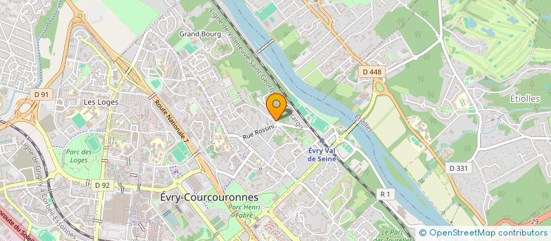 localisation de l'entreprise MADAME MARLENE BOGLIONI  EVRY-COURCOURONNES