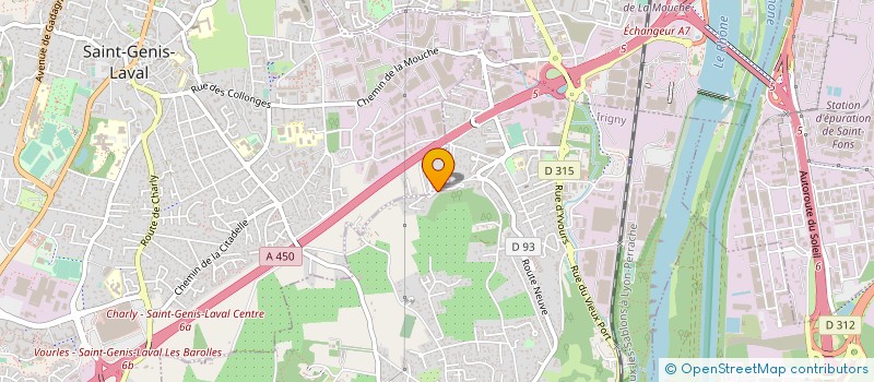 localisation de l'entreprise MADAME MARLENE BONY  IRIGNY