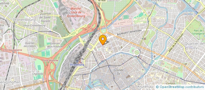 localisation de l'entreprise MADAME MARLENE BORKA à STRASBOURG