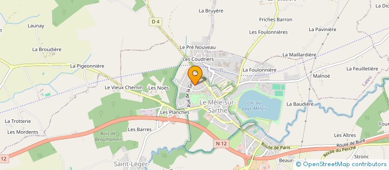 localisation de l'entreprise MADAME MARLENE BOUGIS à LE MELE-SUR-SARTHE