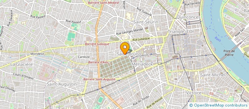 localisation de l'entreprise MADAME MARLENE BOURNEL  BORDEAUX