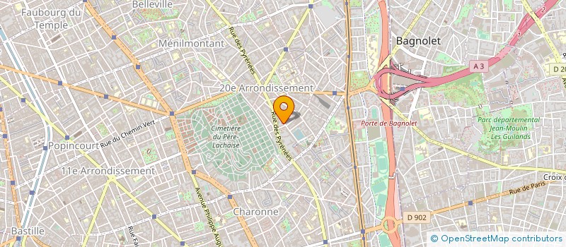 localisation de l'entreprise MADAME MARLENE BRAACH à PARIS