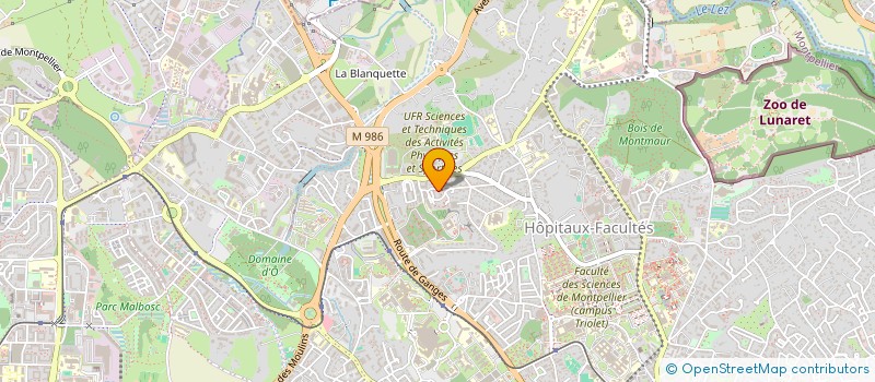 localisation de l'entreprise MADAME MARLENE BRES à MONTPELLIER