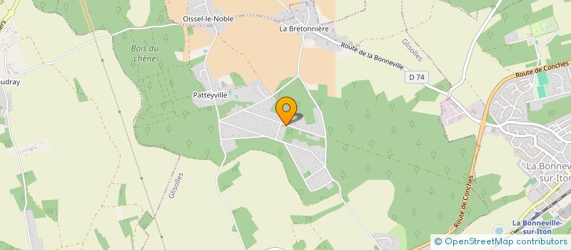 localisation de l'entreprise MADAME MARLENE BRITEAU  GLISOLLES