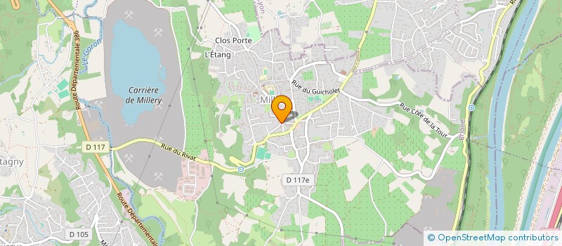 localisation de l'entreprise MADAME MARLENE BRY  MILLERY