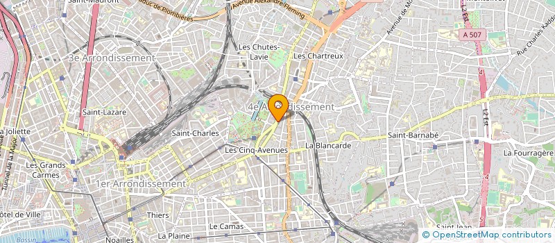 localisation de l'entreprise MADAME MARLENE BUDONA à MARSEILLE