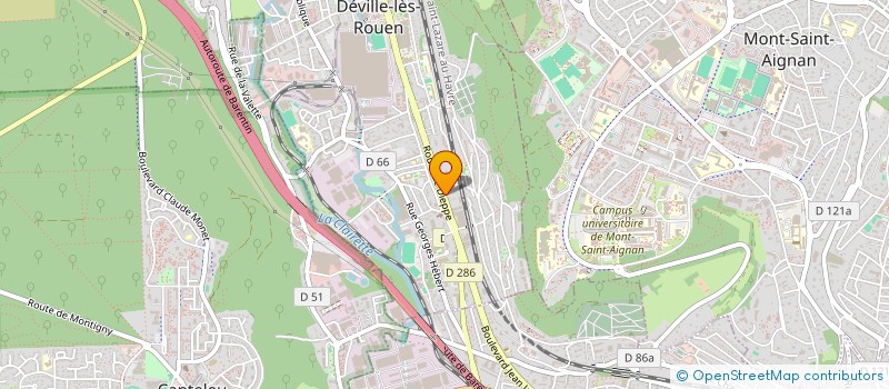 localisation de l'entreprise MADAME MARLENE BUNEL à DEVILLE-LES-ROUEN
