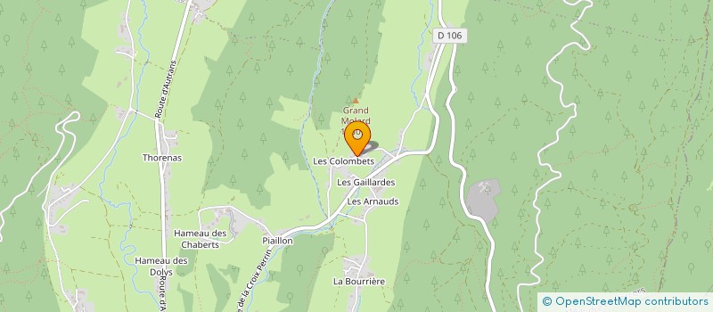 localisation de l'entreprise MADAME MARLENE BURLET à AUTRANS-MEAUDRE EN VERCORS