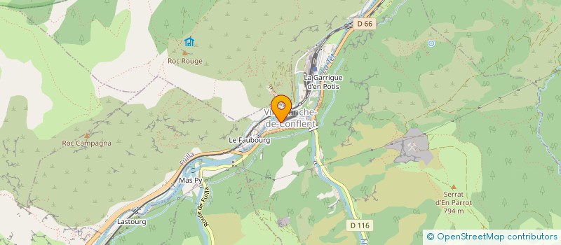 localisation de l'entreprise MADAME MARLENE BUSS  VILLEFRANCHE-DE-CONFLENT