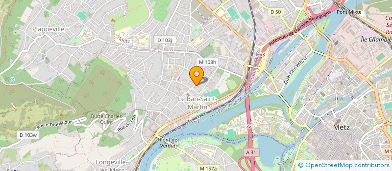 localisation de l'entreprise MADAME MARLENE BUTIN  LE BAN-SAINT-MARTIN