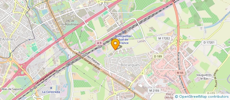 localisation de l'entreprise MADAME MARLENE CAMPS à LATTES