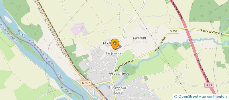 localisation de l'entreprise MADAME MARLENE CANTREL à NEUVY-SUR-LOIRE