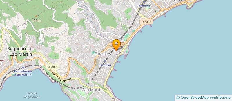 localisation de l'entreprise MADAME MARLENE CARBONE à ROQUEBRUNE-CAP-MARTIN