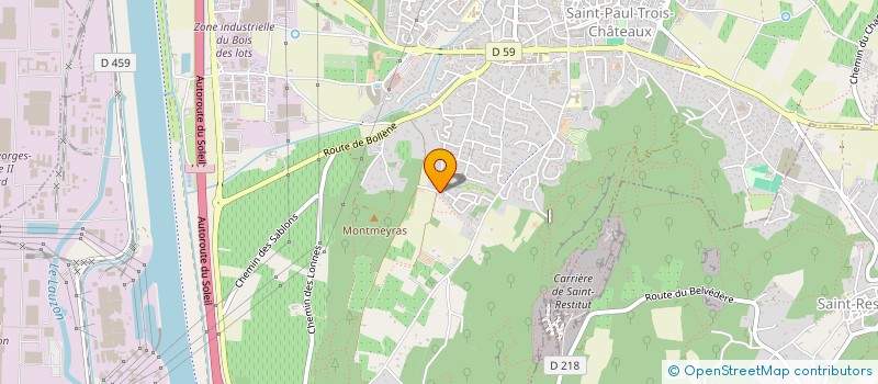 localisation de l'entreprise MADAME MARLENE CATELINOIS  SAINT-PAUL-TROIS-CHATEAUX