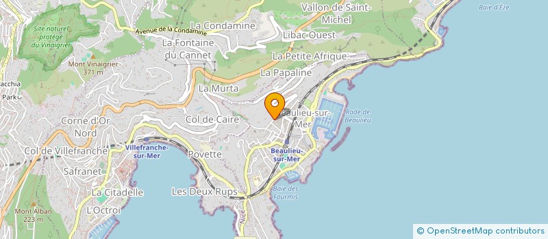 localisation de l'entreprise MADAME MARLENE CATSURIS à BEAULIEU-SUR-MER