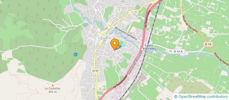 localisation de l'entreprise MADAME MARLENE CELLIER  LE PRADET