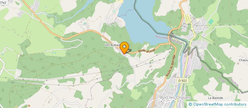 localisation de l'entreprise MADAME MARLENE CHABAUD  BORT-LES-ORGUES