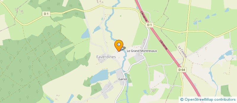localisation de l'entreprise MADAME MARLENE CHAMBRELAN  FAVERDINES