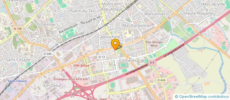 localisation de l'entreprise MADAME MARLENE CHATRON à NIMES
